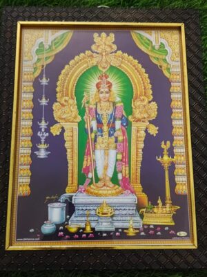 Murugan Raja Alangaram Photo Frame Glitter Matt
