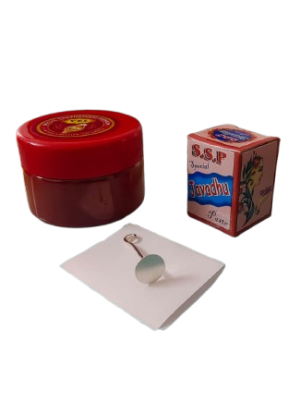 Maroon Kumkumam, Bindi Stick, and Sticking Paste Combo