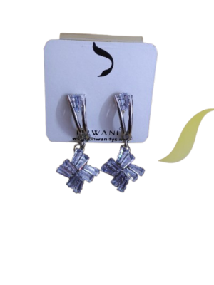 Fancy Star Crystal Stud Earring