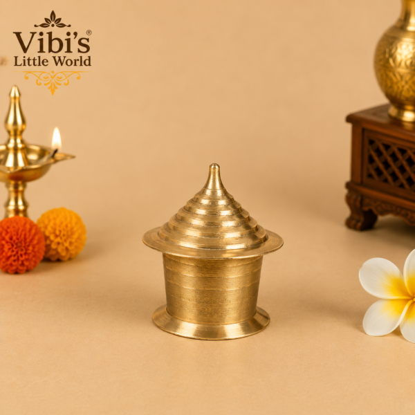Kumkuma Chimil, Kumkuma Dani, Sindoor Daani, Kumkum Box [Brass]