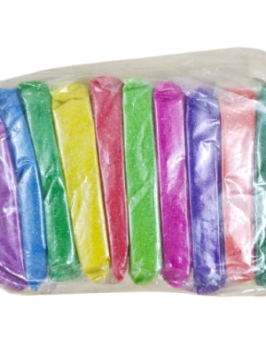 Color Kolam Powder With Glitters - Pack of 10 Colors