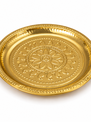 Plate for GajaLakshmi Vilaku [Brass] [4 and 4.5 Inches]