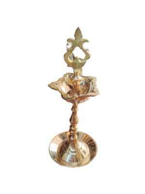 5 Face Kuthu Vilaku [Brass] [11 Inch]