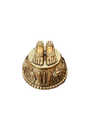 Perumal Padham [Brass] [Antique] [1.5 Inch]