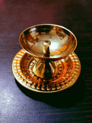 Brahma Vilak With Plate 1 Set [Brass] [2 Inch]