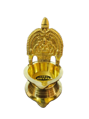 GajaLakshmi Vilaku Polished [4.5 Inch] [Brass]