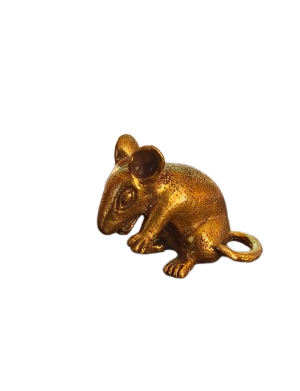 Moushik Miniature [Brass] [1 Inch] – The Divine Vahana of Lord Ganesha