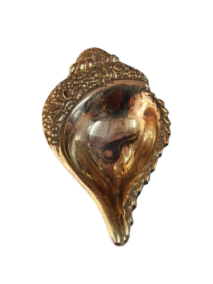 Sangu Vilaku (Conch Diya) [Brass]