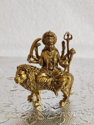 Durga Devi Idol [Brass] [2.5 Inch]