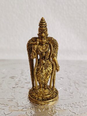 Madurai Meenakshi Idol [Brass] [3 Inch]