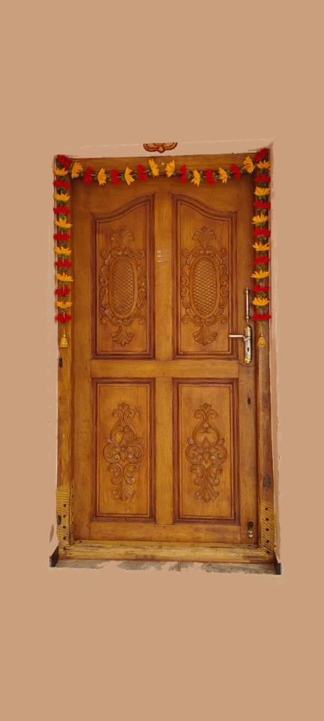 Toran for Main Door Entrance Garland – Yellow & Red Flowers [Handmade] [Artificial]
