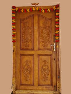Toran for Main Door Entrance Garland – Yellow & Red Flowers [Handmade] [Artificial]