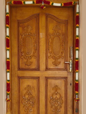 Toran for Door Entrance - Artificial Garland - Jasmine and Rose Design [Handmade]