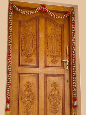 Toran for Door Entrance - Artificial Garland - Kothimira Maala [Handmade]