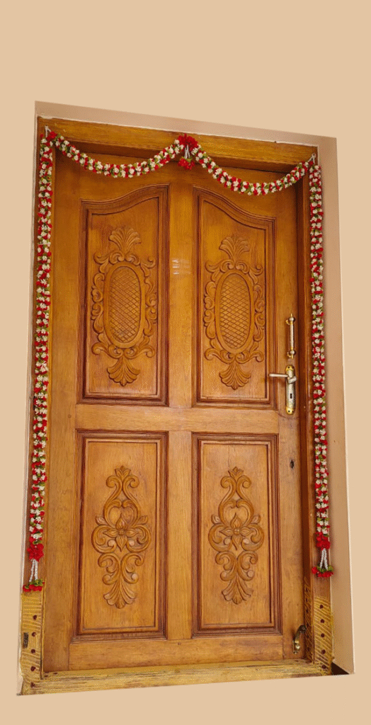 Toran for Door Entrance - Artificial Garland - Kothimira Maala [Handmade]