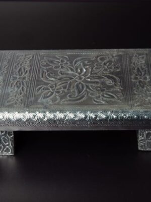 Pooja Peedam Silver Wrapped [Wooden]