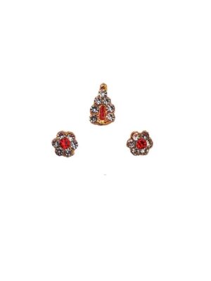 Stone Bindi for Idols – 3 Pieces [Size 1]