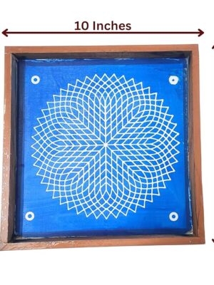 Sahasradala Padma Kolam Stencil [10x10 Inch]