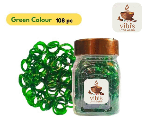 Green Chiti Gajulu - Ring Bangles [108]