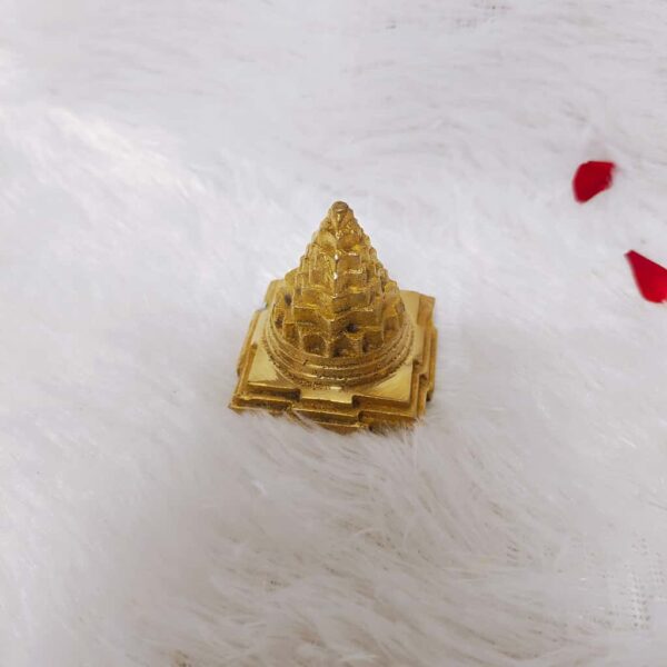 Shree Yantra Maha Meru [Brass] [1.5 Inches] – Divine Meru Yantra for Wealth, Prosperity & Protection