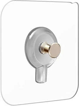 Screw Hook Sticker for Wall Mounting [1 Pc] – No-Drill Heavy Duty Self-Adhesive Hook for Home