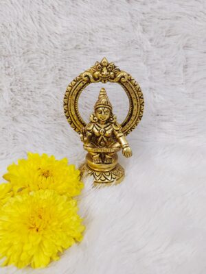 Ayyappa Idol [Brass] [4 Inch]
