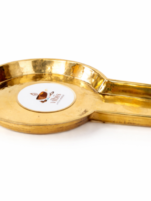 Abhisekam Plate [Brass] [12 Inch] – Large Brass Plate for Abhishekam & Temple Pooja