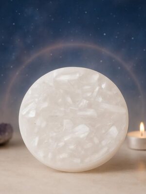 Raw Selenite Plate – Re-Energize & Cleanse Crystals Naturally