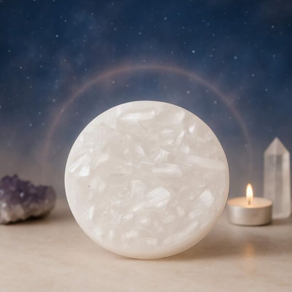 Raw Selenite Plate – Re-Energize & Cleanse Crystals Naturally