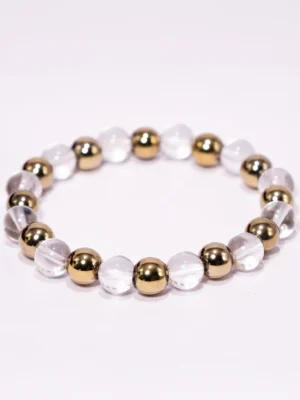 Raj Yog Bracelet [8mm] [Certified] – Powerful Crystal Bracelet for Success, Authority & Prosperity