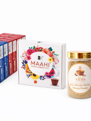 Drishti Nivarana & Dhana Akarshana Combo With Javvathu Cup Sambrani – Complete Spiritual Cleansing & Prosperity Set