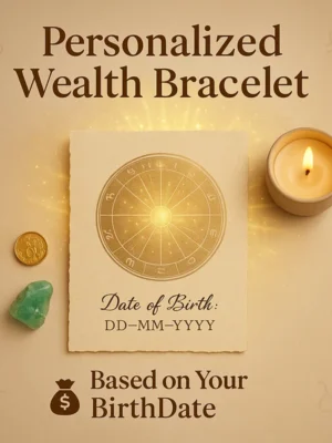 Money Attraction Bracelet – Customized Based on Birth Date | Personalized Wealth Bracelet