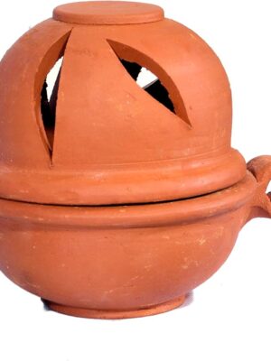 Dhoop Dhani [Clay] – Traditional Clay Incense Burner for Pooja & Spiritual Cleansing
