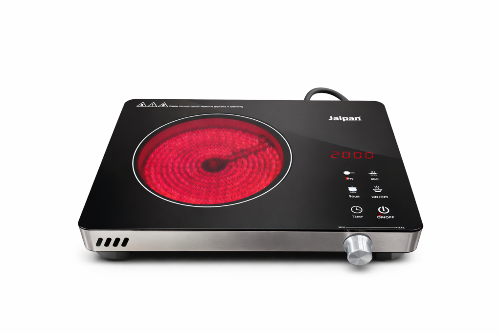 Jaipan Infrared Cooktop [2000 Watts] [1 Year Warranty] – Fast, Versatile & Hassle-Free Cooking