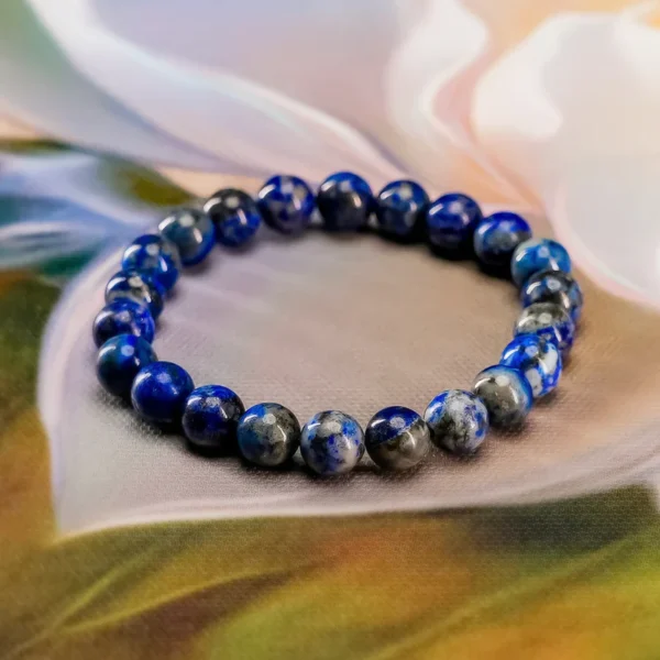 Lapis Lazuli Bracelet [8mm] [Certified] – Natural Crystal Bracelet for Wisdom, Clarity & Confidence