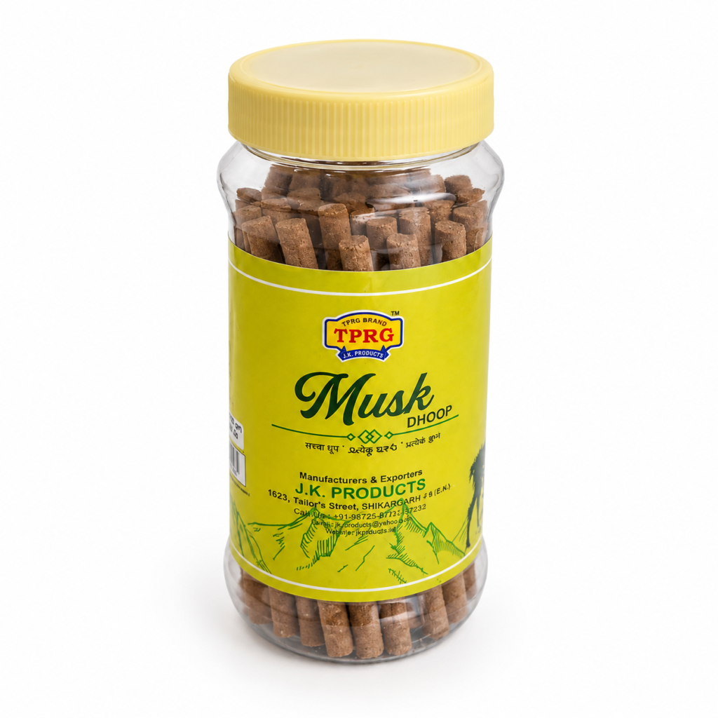 TPRG Musk Dhoop Sticks Incense Sticks [100g] – Rich Aromatic Dhoop for Pooja & Spiritual Ambience