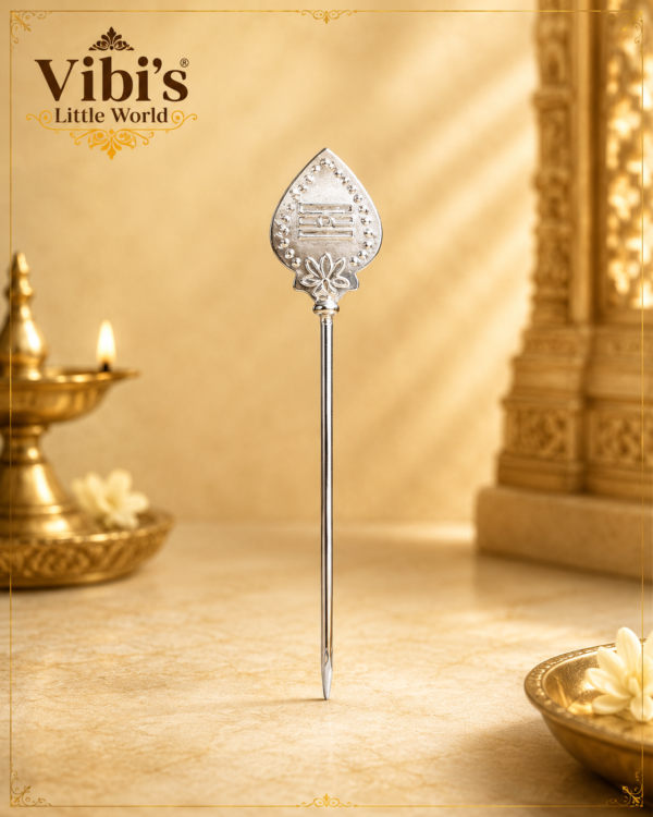 Pocket Size Vel [Silver] [3g] – Divine Murugan Vel for Daily Protection & Blessing