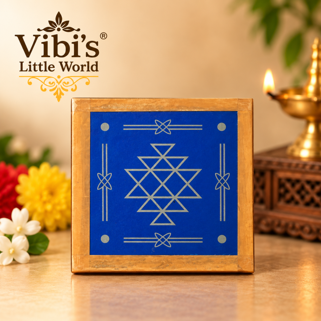 Kubera Kolam wooden stencil (5x5)
