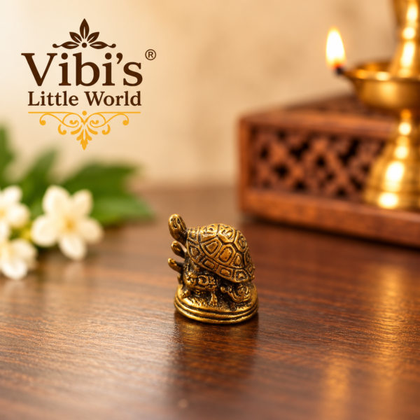 Brass Tortoise Miniature (2 cm)