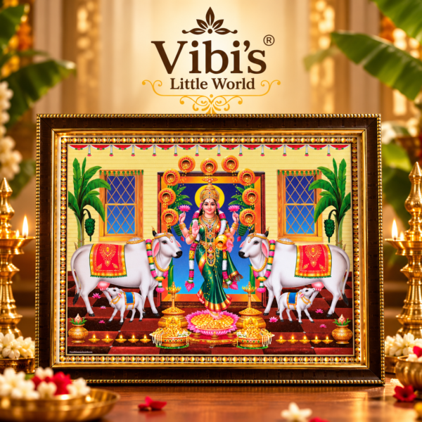 Vasthu Grahalakshmi Landscape Glitter Matt Photo Frame [A4 Size]