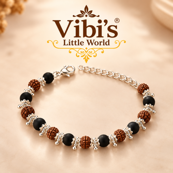 Karungali Rudraksha Bracelet 8mm (Certified) (Original)